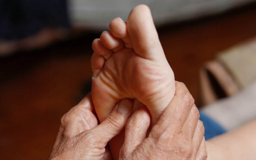 Massage bien être relaxant des pieds